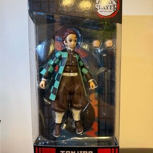 Demon Slayer Tanjiro Action Figure - Green and Brown